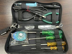 ENGINEER SOLDERING IRON SKR-30 半田こて 100V 30W 工具 セット　中古