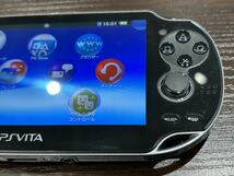 【1円〜】SONY PSVITA PlayStation PCH-1100 ブラック 初期化 動作品 ソフト付き ソニー プレイステーション Vita _画像4