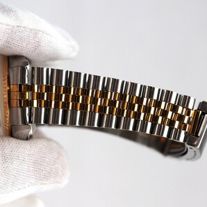 良品 ROLEX 16233 DATEJUST ロレックス デイトジャスト P番 2000年製 Cal.3135 自動巻き 動作良好 ゴールド文字盤の画像9