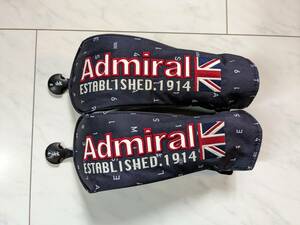 アドミラル　ユーティリティ用ヘッドカバー　モノグラム　2個　（2023モデル）　　ADMIRAL　MONOGRAM　HEADCOVER　UT