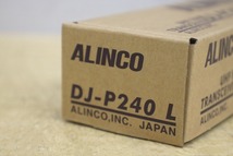 5494A24 未使用 ALINCO アルインコ 特定小電力トランシーバー DJ-P240 L 交互通話 無線_画像5