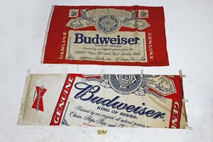 5622A24 フラッグ 2枚セット バドワイザー Budweiser バナー 旗 壁掛け のぼり レトロ 雑貨 インテリア ビンテージ