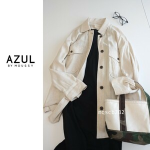 アズールバイマウジー AZUL BY MOUSSY オーバーサイズ シャツ ジャケット 春アウター size M 