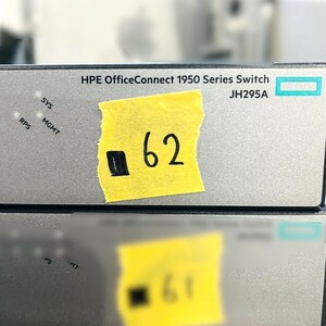 ■62【通電OK】 HP JH295A OfficeConnect 1950 12XGT 4SFP+ Switch スイッチ SFP+ QoS IPv6 Web管理型 イーサネット ネットワーク