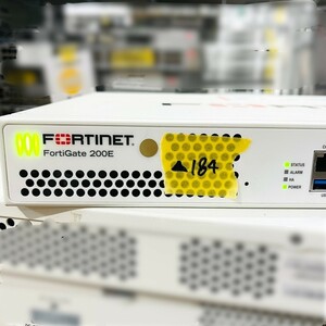 ▲184【通電OK】Fortinet FortiGate 200E FG-200E ファイアウォール FW セキュア SD-WAN IPS パフォーマンス SSLインスペクション