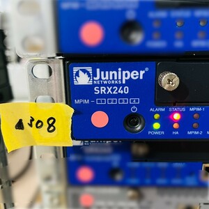 ▲308【通電OK】 Juniper SRX240 SRXシリーズ サービス ゲートウェイ ファイアウォー ル UTMサービス ルーティン スイッチング ジュニパー