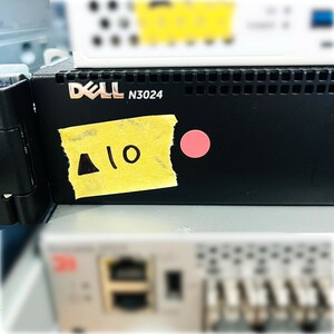 ▲10【通電OK】 DELL N3024 EMC Power Switch 1GbE スイッチ N3000Eシリーズ ギガビットイーサネット SFP+ デル ネットワーク 管理