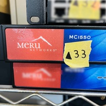 ▲33【通電OK】 MERU MC1550 Meru コントローラ SOHO 小規模ネットワーク向け 無線QoS ネットワーク管理 Fortinet フォーティネット メルー_画像1