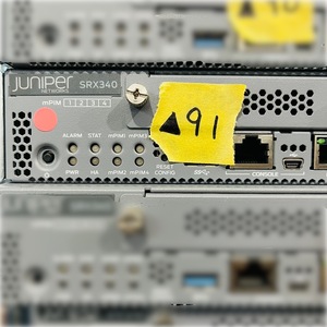 ▲91【通電OK】Juniper SRXシリーズ SRX340 ジュニパー ファイアウォールシャーシ IPsec VPN セキュリティ機能