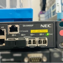 △026【通電OK】NEC QX-S4052P スイッチングハブ 10/100/1000BASE-T 48ポートインテリジェント 1GbE高機能 レイヤ2スイッチ 日本電気_画像3