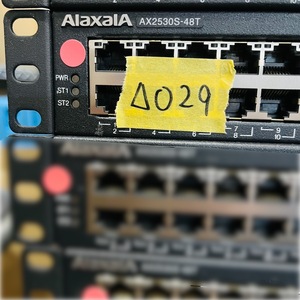 △029【通電OK】Alaxala AX2530S-48T 1GbE高機能 ギガビットレイヤー2 スイッチングハブ 48ポート アラクサラネットワークス NEC 日本電気