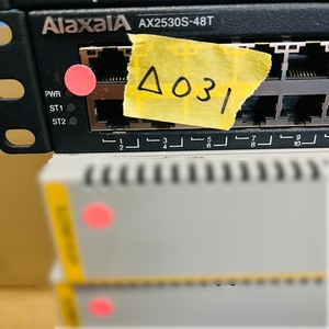 △031【通電OK】Alaxala AX2530S-48T 1GbE高機能 ギガビットレイヤー2 スイッチングハブ 48ポート アラクサラネットワークス NEC 日本電気