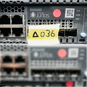 ^036[ электризация OK]Juniper JUNOS EX3400 EX3400-48Ti-sa сеть переключатель 48 порт Juniper Mist Wired Assurancejunipa-