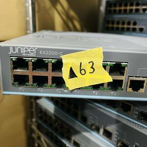 ▲63 Juniper Networks EX2200-C EX2200-C-12T-2G Layer3スイッチ Switch 12ポート EXシリーズ イーサネットスイッチ スタンドアロン型