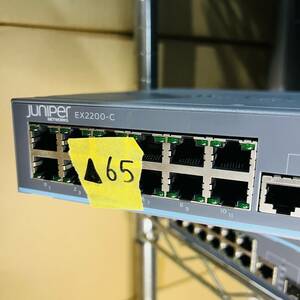 ▲65 Juniper Networks EX2200-C EX2200-C-12T-2G Layer3スイッチ Switch 12ポート EXシリーズ イーサネットスイッチ スタンドアロン型