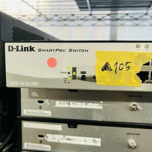 ▲105【通電OK】D-Link SmartPro Switch DGS-1510-28P IPv6機能対応 スイッチングハブ ネットワークハブ ディーリンク 24ポート PoE対応