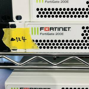 ▲124【通電OK】Fortinet FortiGate 200E FG-200E ファイアウォール FW セキュア SD-WAN IPS パフォーマンス SSLインスペクション