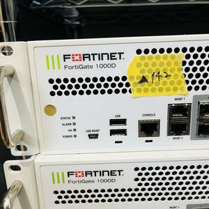 ▲142【通電OK】Fortinet FG-1000D 次世代ファイアウォール セグメンテーション セキュアWebゲートウェイ IPS モバイルセキュリティ