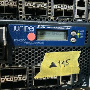 ▲145【通電OK】Juniper Networks EX4500 Series Ethernet Switch EX4500-40F-VC1-FB 10ギガビット イーサネット スイッチ 