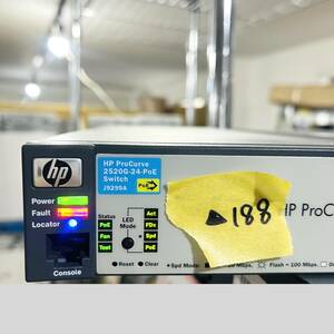 ▲188【通電OK】HP J9299A ProCurve 2520G-24 PoE Switch スイッチ L2 レイヤー2 ボックス型 ネットワーク 通信 ヒューレットパッカード