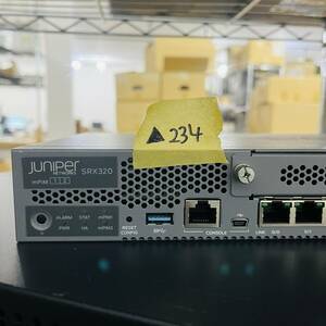 ▲234【通電OK】Juniper Networks SRX320 ファイアウォール アンチウイルス アンチスパム Webフィルタリング Juniper Mist WAN Assurance