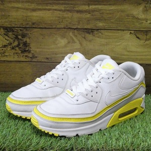 NIKE AIR MAX 90 UNDFTD ナイキ エアマックス90 アンディーフィーテッド ホワイト/オプティイエロー CJ7197-101 27.5cm