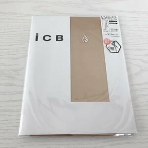 未使用■iCB・アイシービー■アツギ■レディースパンティストッキング■ヌーディベージュ■日本製■ストーン付■大きいサイズL～LL