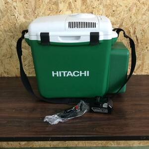 【RH-8383】中古品 HITACHI 日立工機 ヒタチ コードレス冷温庫 UL18DSL バッテリー BSL1860 ACアダプタ 車載用ケーブル