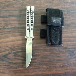 ●【RH-8647】中古品 BALI SONG バリソン バタフライナイフ benchmade USA ベンチメイド【レターパックプラス可】