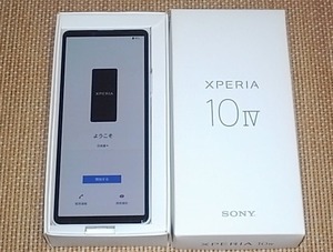 SONY Xperia10 Ⅳ XQ-CC44 ホワイト【超美品・ガラスフィルム/ケース付き】SIMフリー・エクスペディア4