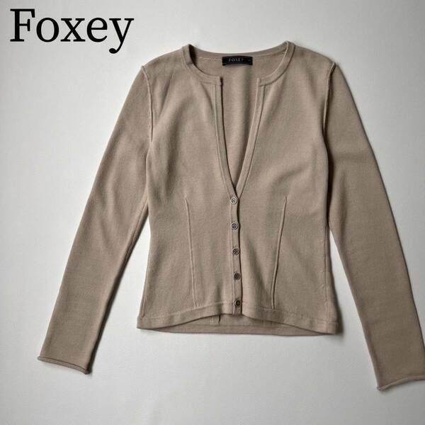 FOXEY BOUTIQUE フォクシーブティック ニットカーディガン　ボレロ　セーター シェイプルックカーディガン トップス　長袖 レディース