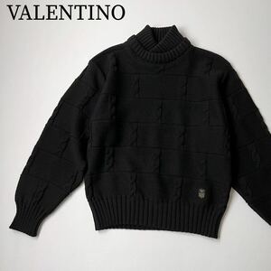 美品　VALENTINO GARAVANI ヴァレンティノガラバーニ ケーブルニット　リブニット セーター トップス vintage ヴィンテージ レディース