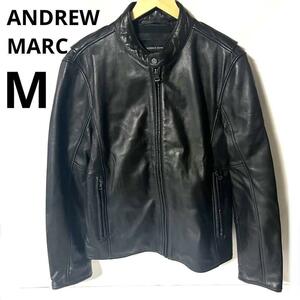 ANDREW MARC アンドリューマーク 羊革 ライダースジャケット Ｍ