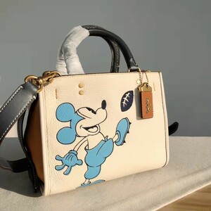 新作 2024 コーチ COACH Disney ディズニーコラボ トートバッグ ショルダーバッグ ハンドバッグ 6166 レディース コーチ アウトレット品