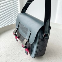 新作 2024 コーチ COACH メンズ ウエストポーチ ボディバッグ 8128 ショルダーバッグ 斜めかけバッグ アウトレットレット品 男女兼用_画像4