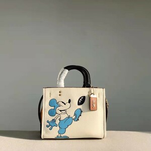 新品 コーチ COACH Disney ディズニーコラボ トートバッグショルダーバッグ ハンドバッグ 6166 レディース コーチ アウトレット品