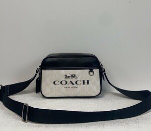 新作 2024 コーチ バッグ COACH メンズ ショルダーバッグ ボディバッグ シグネチャー グラハム クロスボディー CP062 斜めかけバッグ