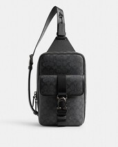 新作 コーチ COACH バッグ メンズ ショルダーバッグ 斜めかけバッグ CM378 ボディバッグ メンズ ゴッサムバッグ アウトレットレット品_画像1