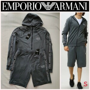 【新品未使用】EMPORIO ARMANI EA7 エンポリオ アルマーニ セットアップ スウェット上下 定価31,900円 メンズＳ