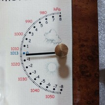 アンティーク バロメーター 気圧計 インテリア 壁掛け式 湿度計 温度計 晴雨計 海外製品 ヴィンテージ (★管理番号 有026★)_画像3