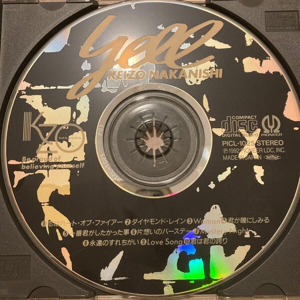 中西圭三　アルバム　『yell』ディスクのみ CD J-pop 邦楽