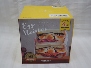 未使用保管品　APIX　アピックス　Egg Meister　エッグマイスター　ゆで卵　レシピブック付　AEM-420　ホワイト　