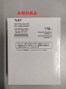 内蔵SSD 1TB NVMe M.2　TLD-M7A01T4UL 東芝エルイートレーディング