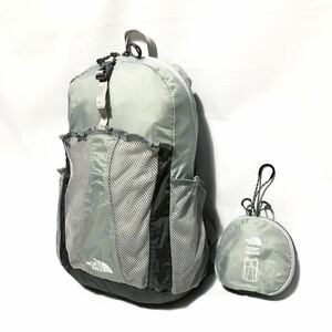 未使用/THE NORTH FACE/FLIGHT RECON/Light Gray/NM81305/ザノースフェイス/フライトリーコン/グレー/パッカブル/デイパック/リュック 