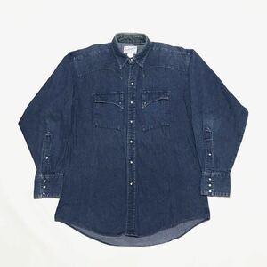 Vintage 80’s/Rockmount/Made in USA/Denim Western Shirt/Pearl Button/Western Yoke/Small/ロックマウント/長袖デニムウエスタンシャツ