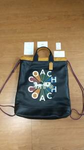 未使用 コーチ COACH ★高級牛革トート.リュック2way レザー★A4収納 ビジネスバッグ 男女ＯＫ