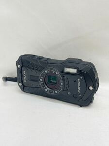 KT0311 RICOH/リコー WG-50 コンパクトデジタルカメラ デジカメ ブラック 本格防水 耐衝撃 防塵 耐寒 ブラック 動作品
