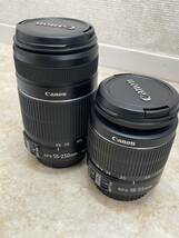 KT0318 Canon/キャノン EOS Kiss X5 ダブルズームキット デジタル一眼レフカメラ ボディ レンズ×2 動作品_画像4