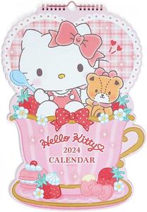 サンリオ(SANRIO) ハローキティ ダイカットカレンダー 2024