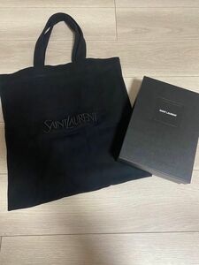 【新品未使用】SAINT LAURENT トートバッグ TOTEBAG IN FLEECE ロゴ入　トート サンローラン　フリース